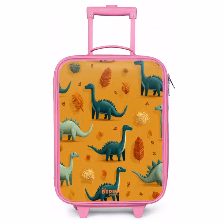 Children's suitcase - Pink - Long necks in autumn landscape — 1