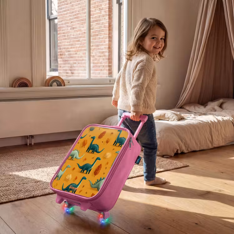 Children's suitcase - Pink - Long necks in autumn landscape — 2