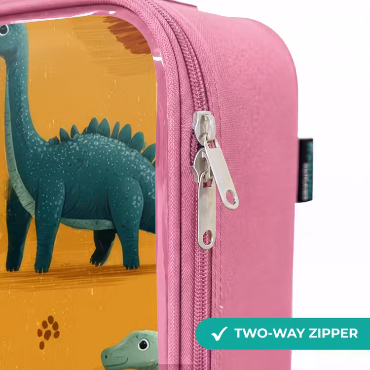 Children's suitcase - Pink - Long necks in autumn landscape — 4