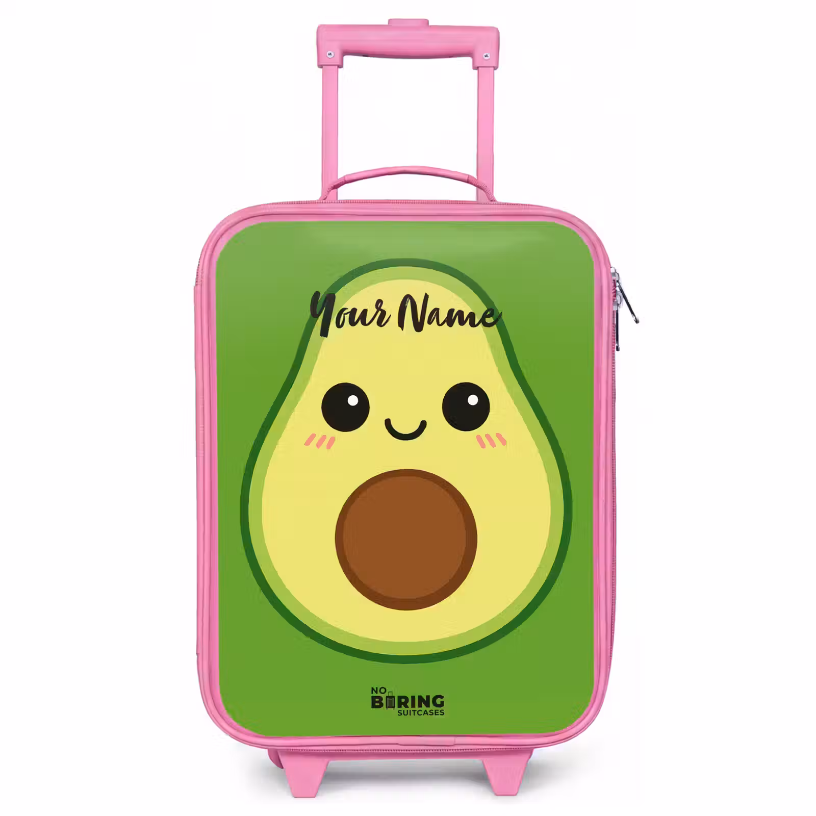 Children's suitcase - Pink - Kawai - Avocado - Green — 1