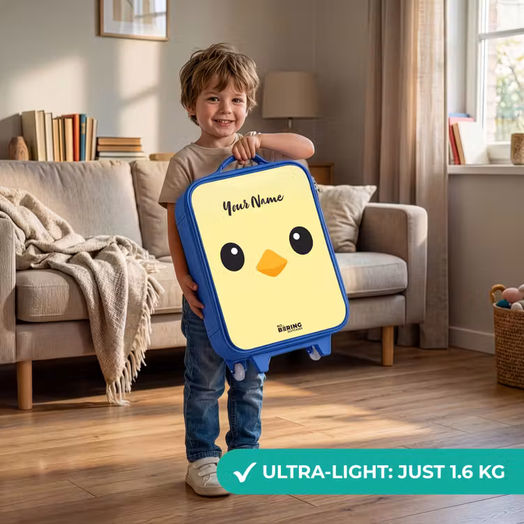 Children's suitcase - Blue - Kawai - Chick - Yellow — 3