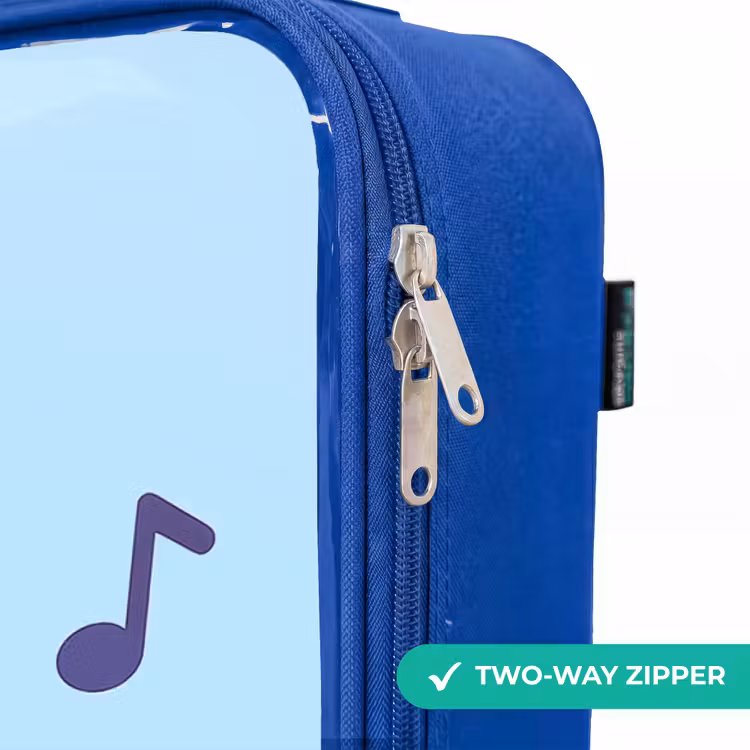 Children's suitcase - Blue - Kawai - Dog - Music — 6