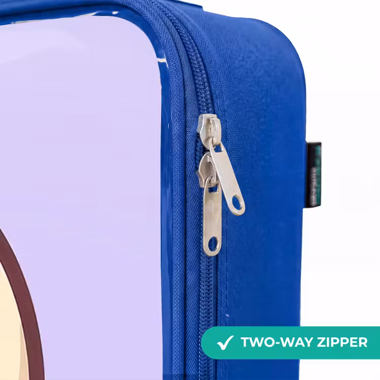 Children's suitcase - Blue - Kawai - Duck - Scarf — 6