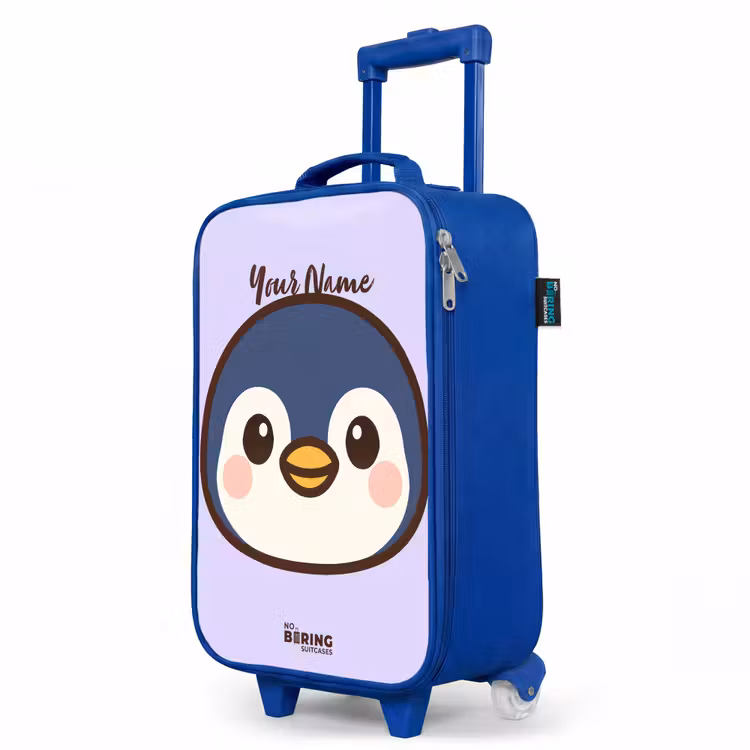 Children's suitcase - Blue - Penguin — 5