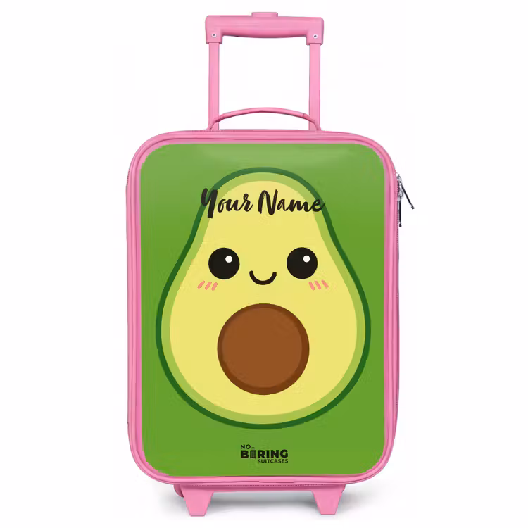 Children's suitcase - Pink - Kawai - Avocado - Green — 1
