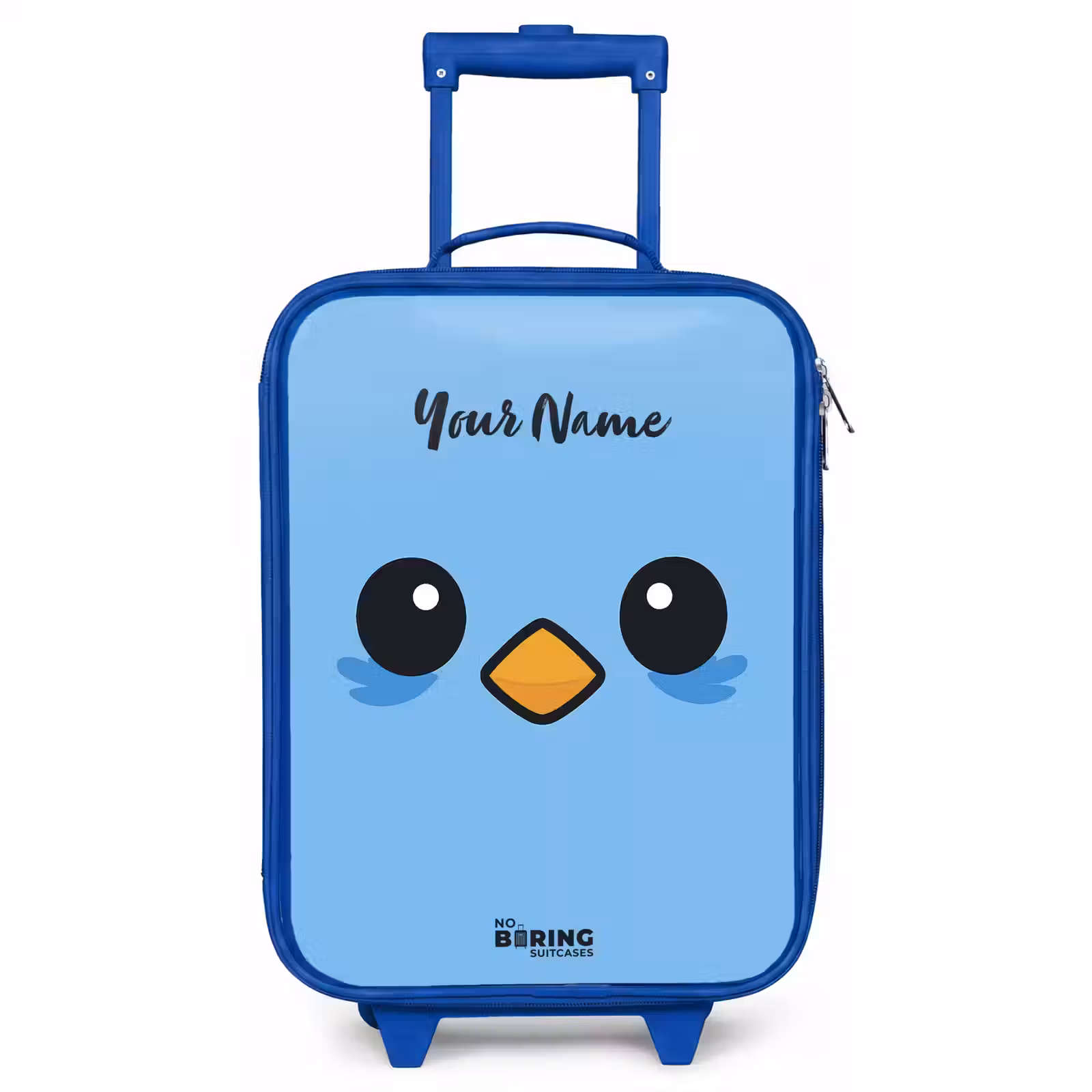Children's suitcase - Blue - Kawai - Bird - Blue — 1