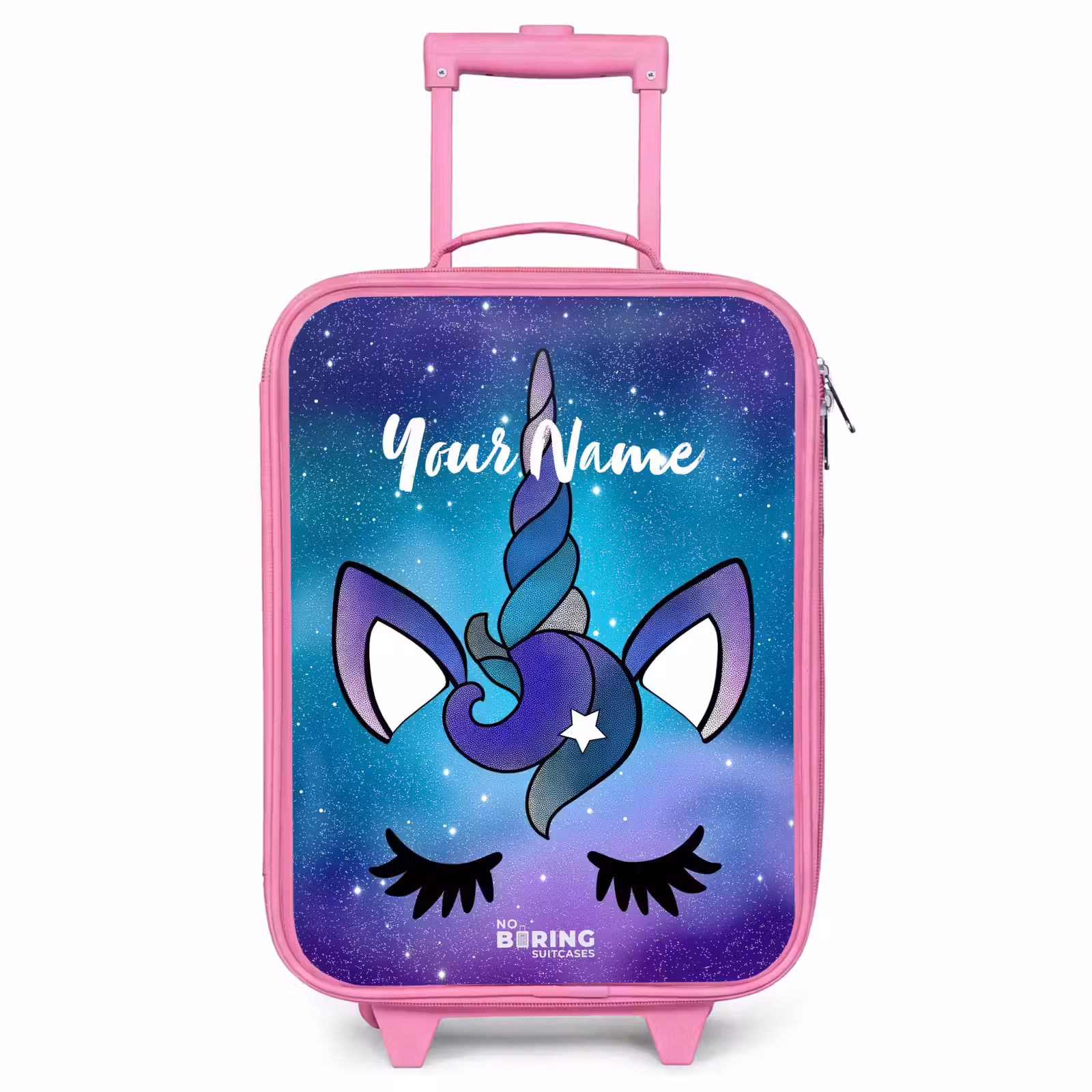 Children's suitcase - Pink - Purple unicorn — 1