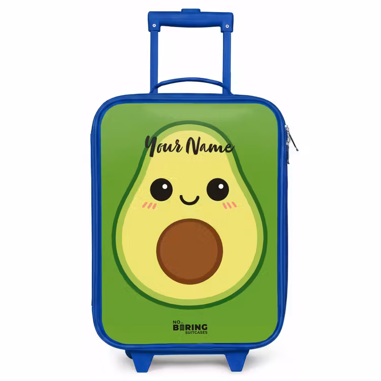 Children's suitcase - Blue - Kawai - Avocado - Green — 1