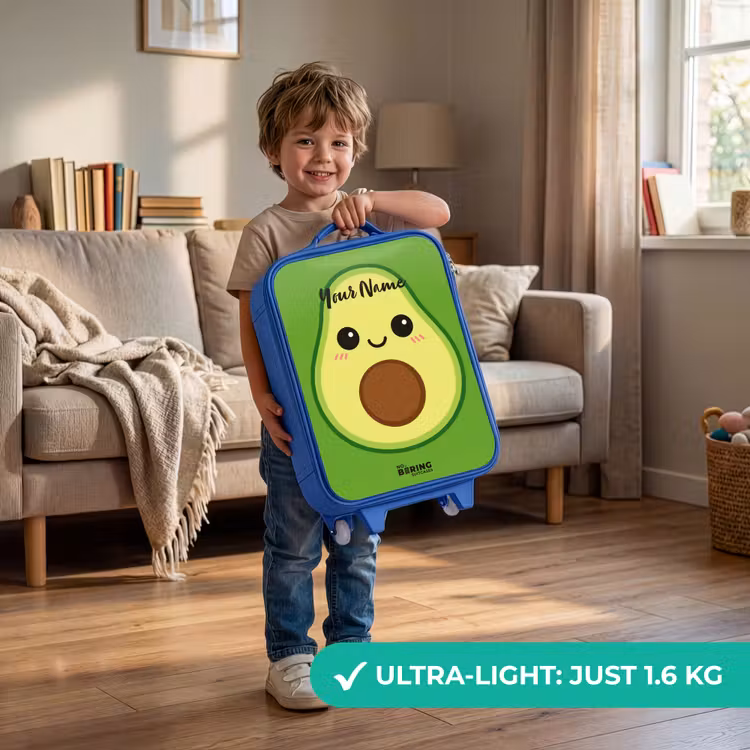 Children's suitcase - Blue - Kawai - Avocado - Green — 3