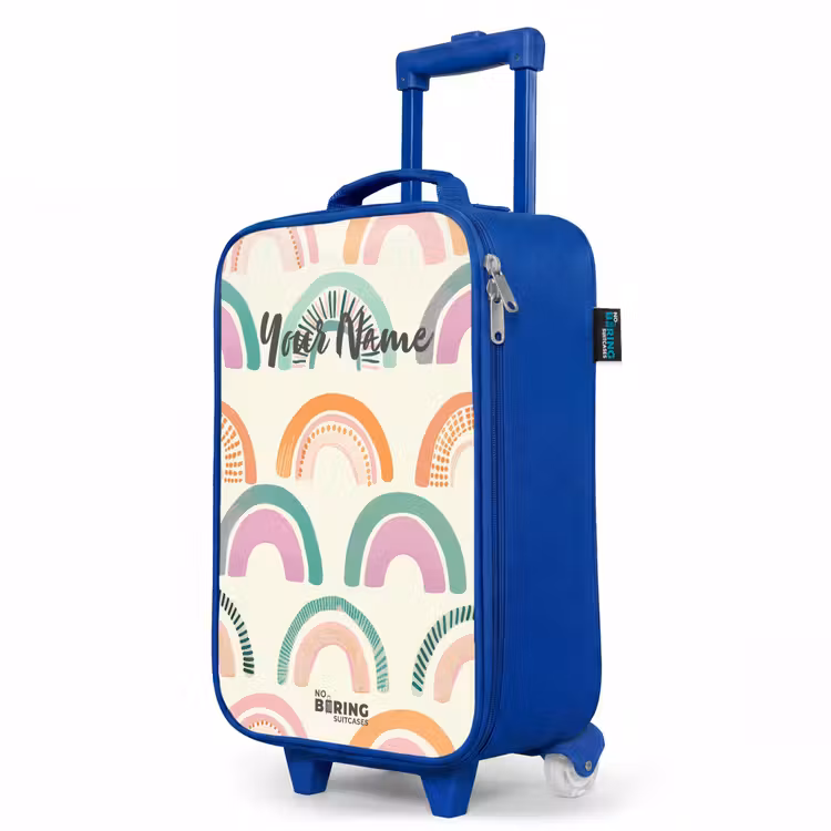 Children's suitcase - Blue - Rainbows — 5