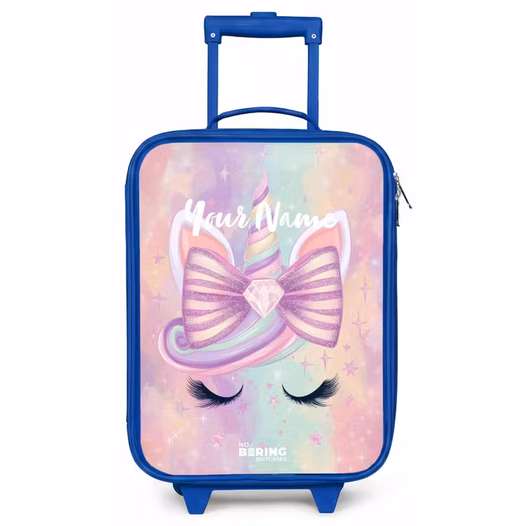 Children's suitcase - Blue - Unicorn — 1