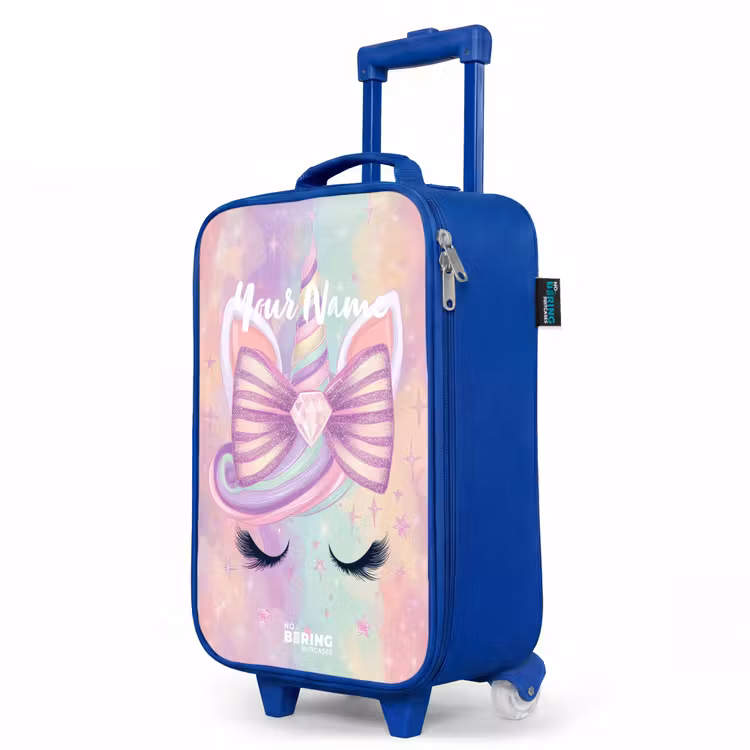 Children's suitcase - Blue - Unicorn — 5
