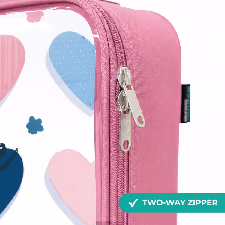 Children's suitcase - Pink - Heart pattern — 4