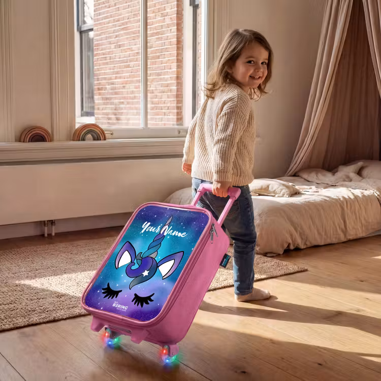 Children's suitcase - Pink - Purple unicorn — 2