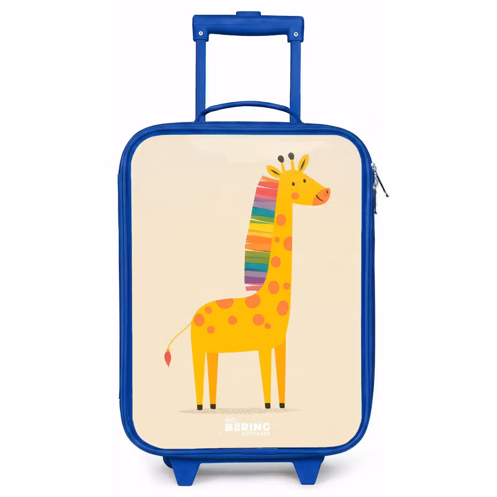 Children's suitcase - Blue - Giraffe - Animal - Colorful — 1