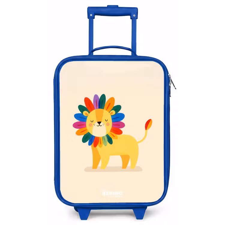 Children's suitcase - Blue - Lion - Mane - Colorful — 1