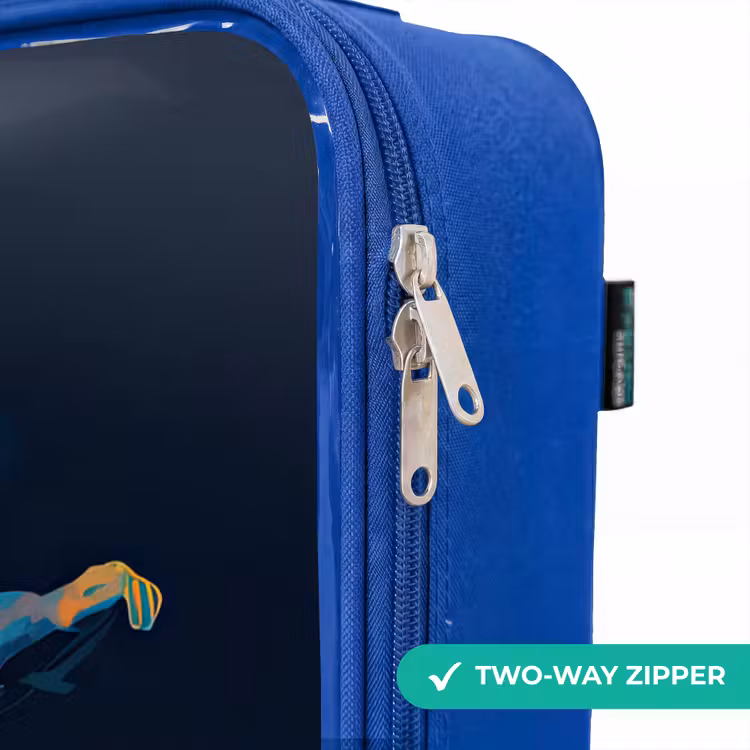 Children's suitcase - Blue - Neon - Footballer - Colorful — 6
