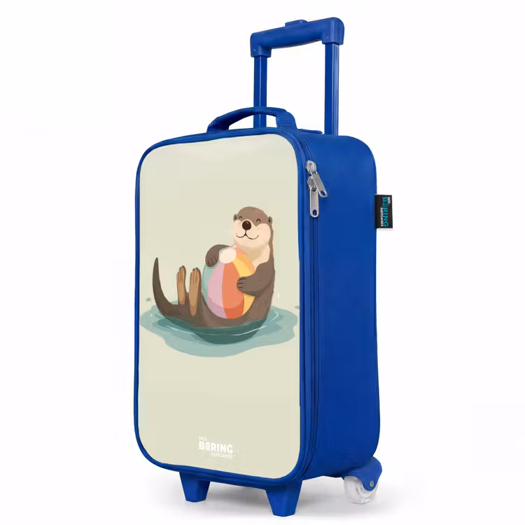 Children's suitcase - Blue - Otter - Beach Ball - Water — 5