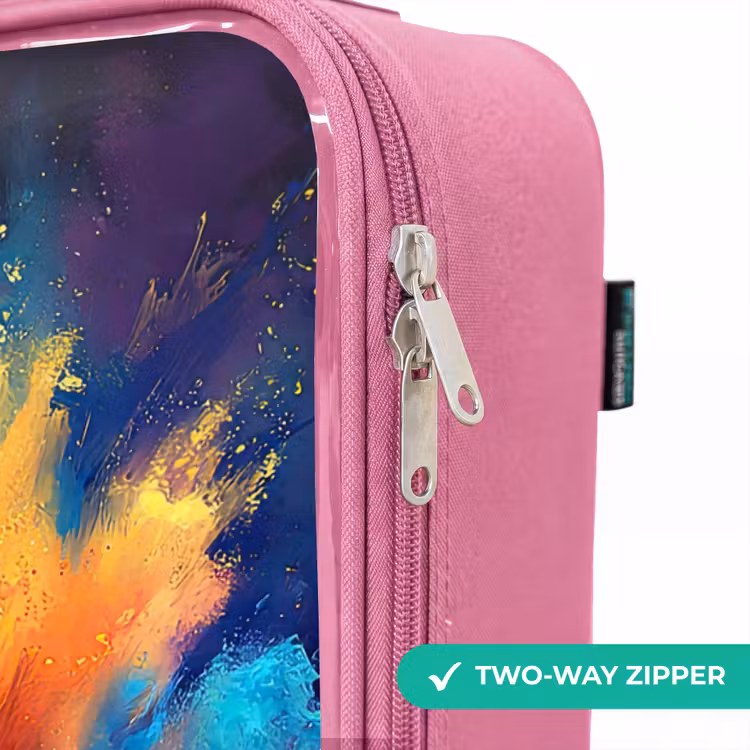 Children's suitcase - Pink - Neon - Ball - Colorful — 4