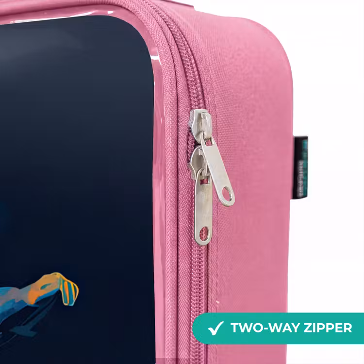 Children's suitcase - Pink - Neon - Footballer - Colorful — 4