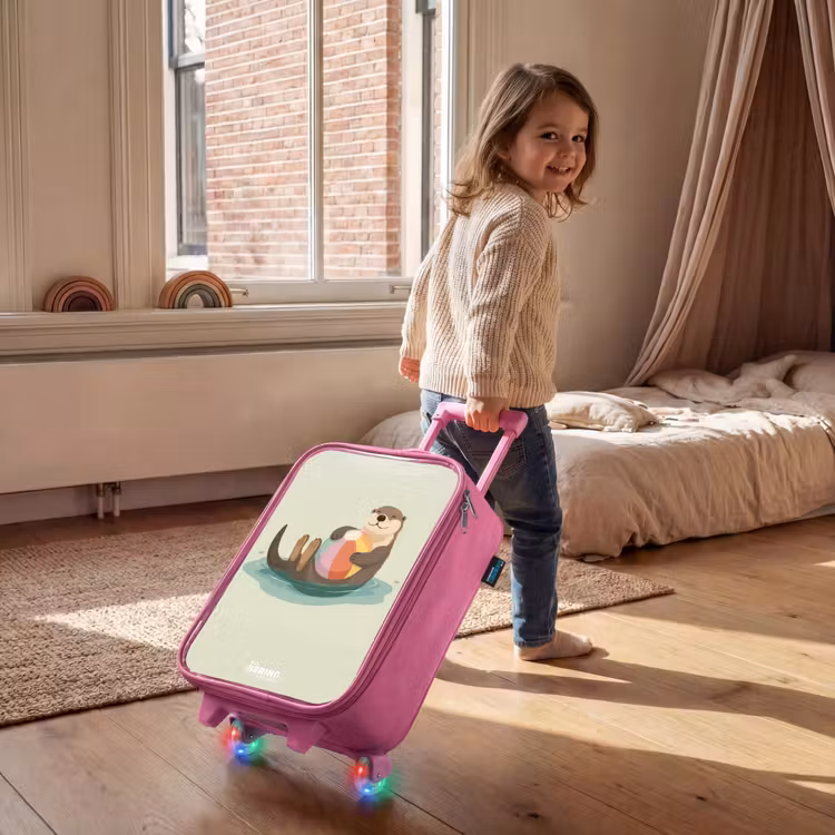 Children's suitcase - Pink - Otter - Beach Ball - Water — 2