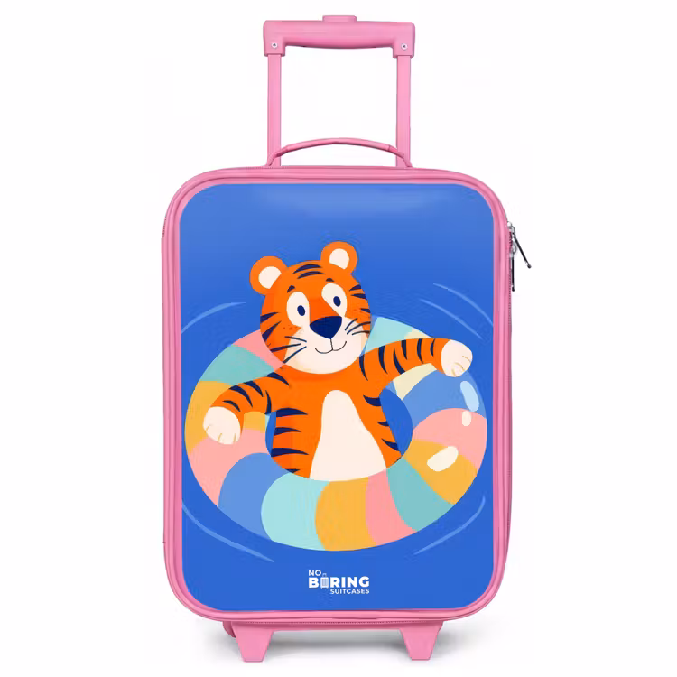 Children's suitcase - Pink - Tiger - Swimming Band - Water — 1