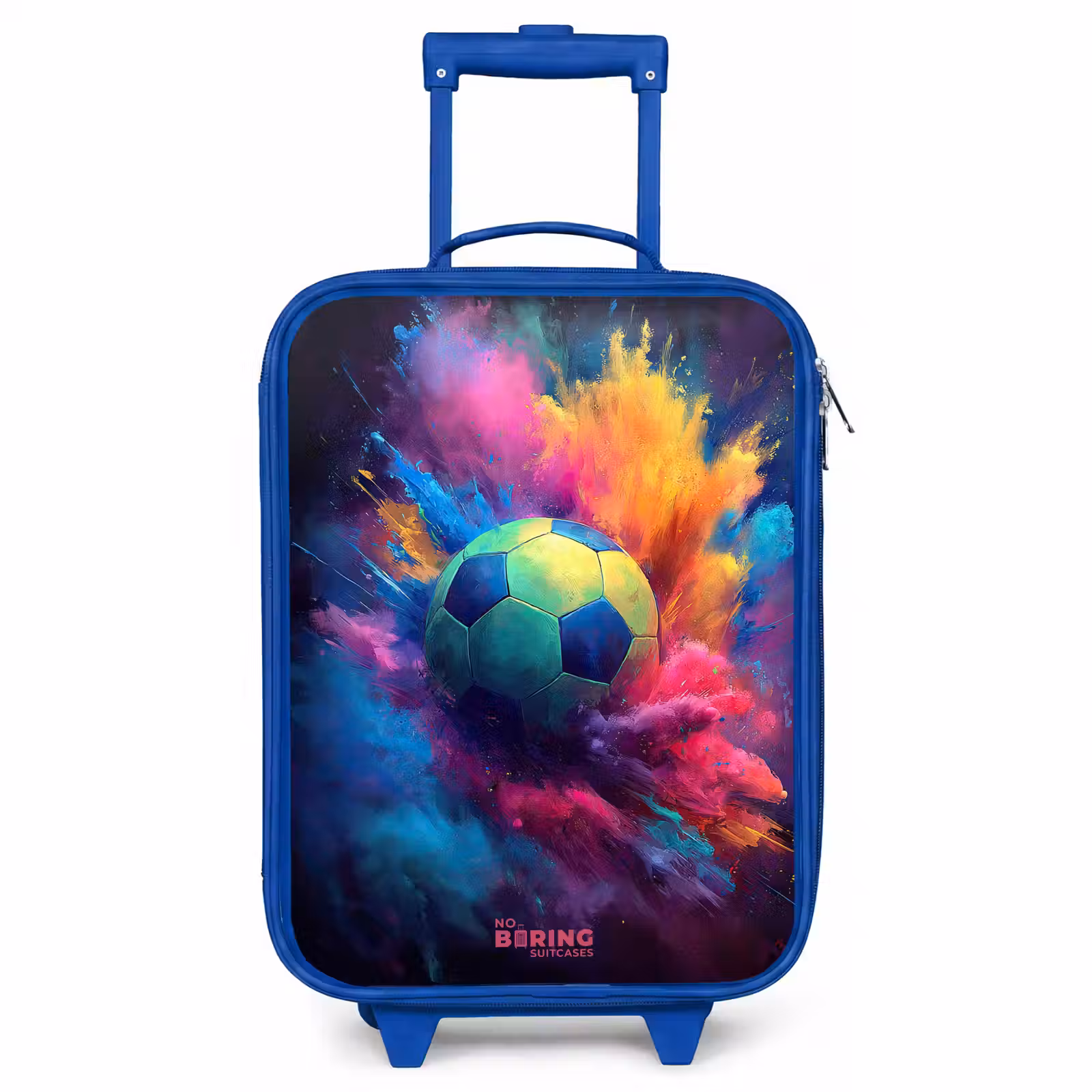 Children's suitcase - Blue - Neon - Ball - Colorful — 1