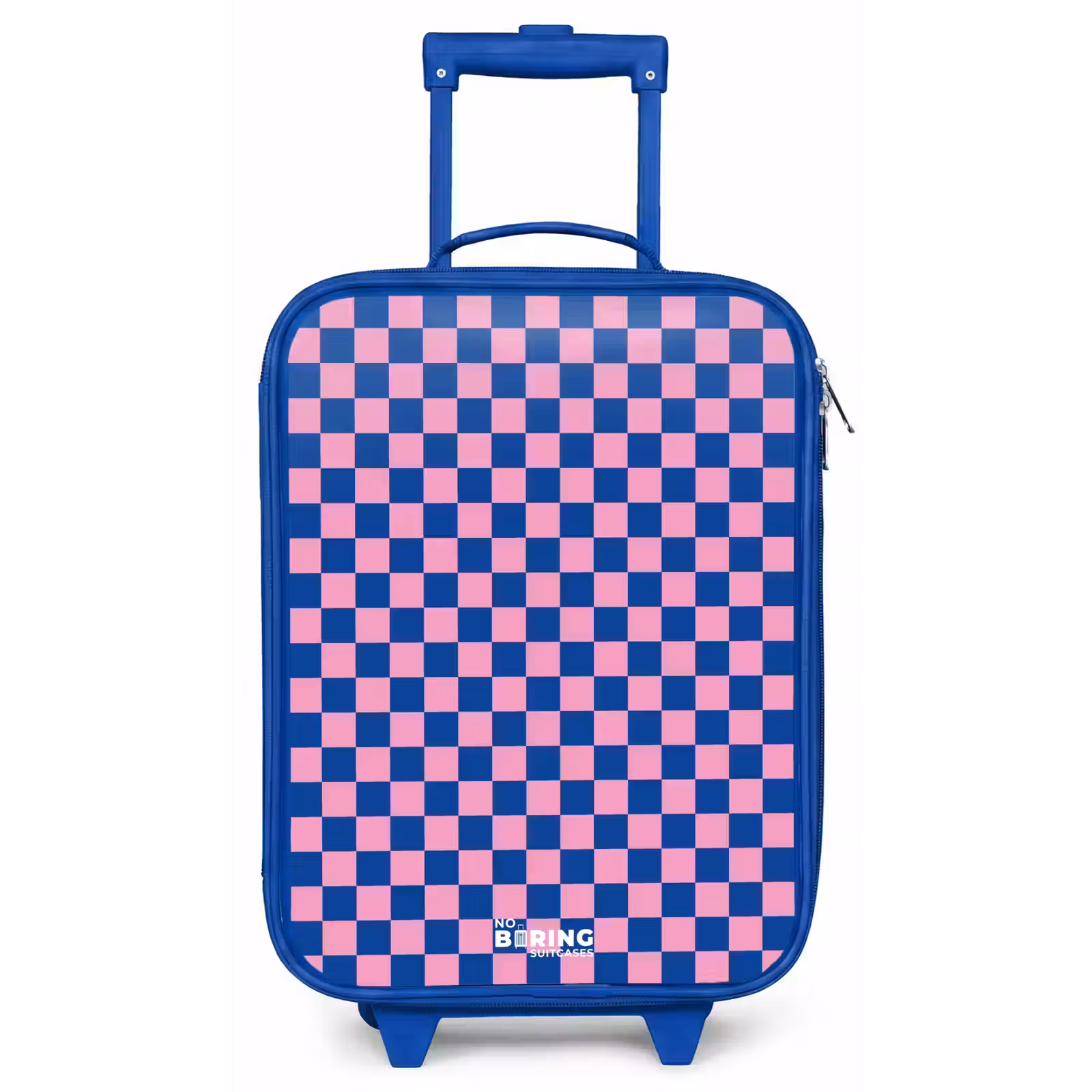 Children's suitcase - Blue - Cubes - Blue - Pink — 1