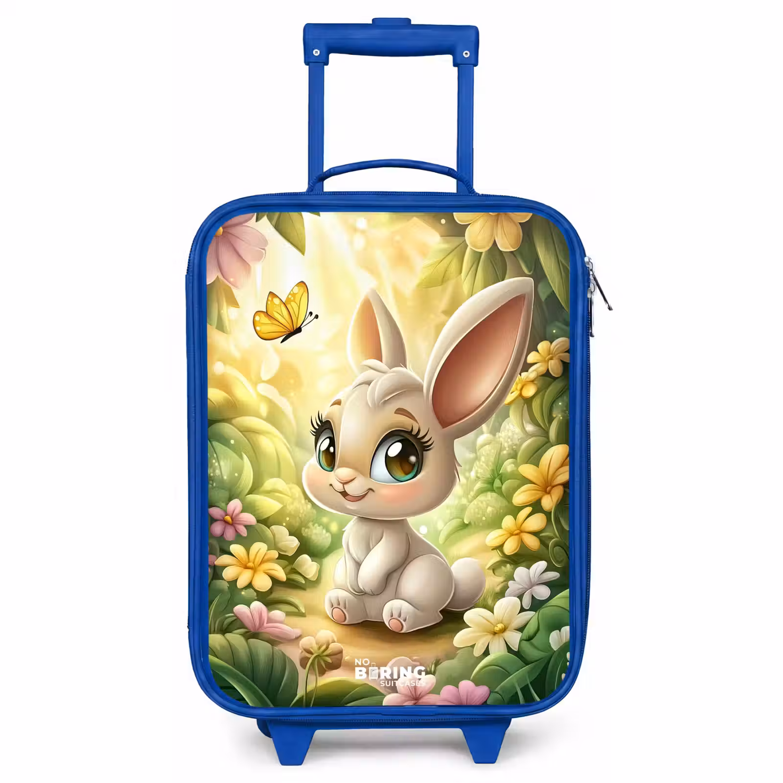 Children's suitcase - Blue - Rabbit - Sunlight - Fairytale - Butterfly — 1