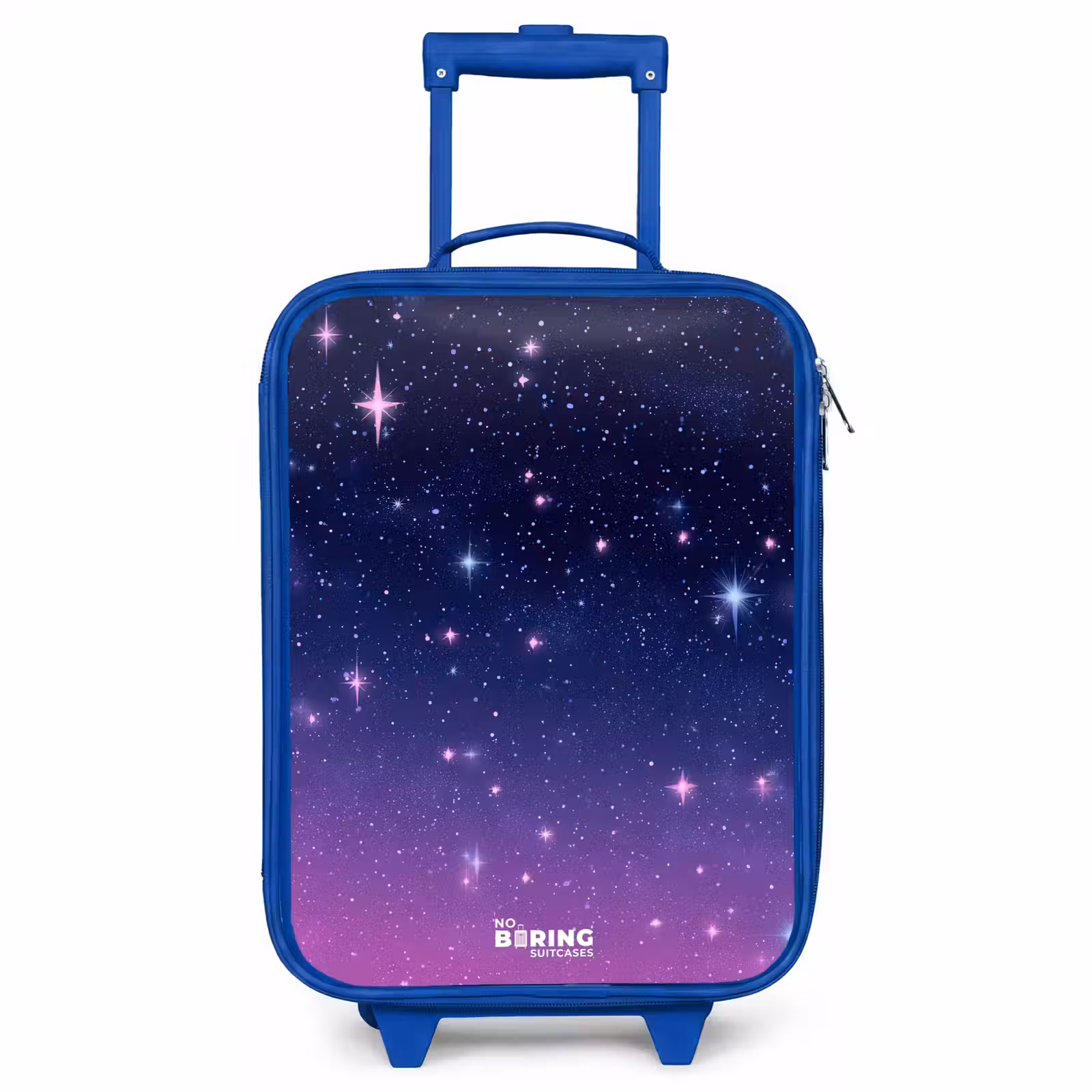 Children's suitcase - Blue - Stars - Galaxy - Blue - Pink — 1