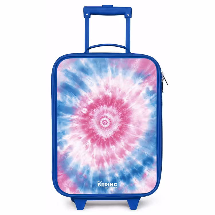 Children's suitcase - Blue - Tie dye - Abstract - Blue - Pink — 1