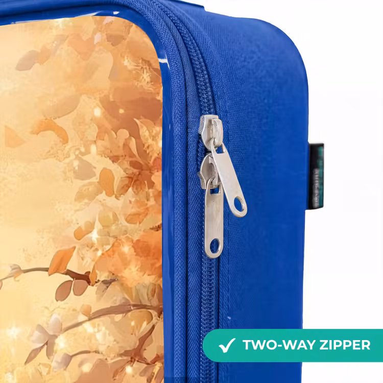 Children's suitcase - Blue - Unicorn - Butterfly - Pink - Mane — 6