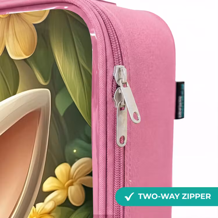 Children's suitcase - Pink - Rabbit - Sunlight - Fairytale - Butterfly — 4