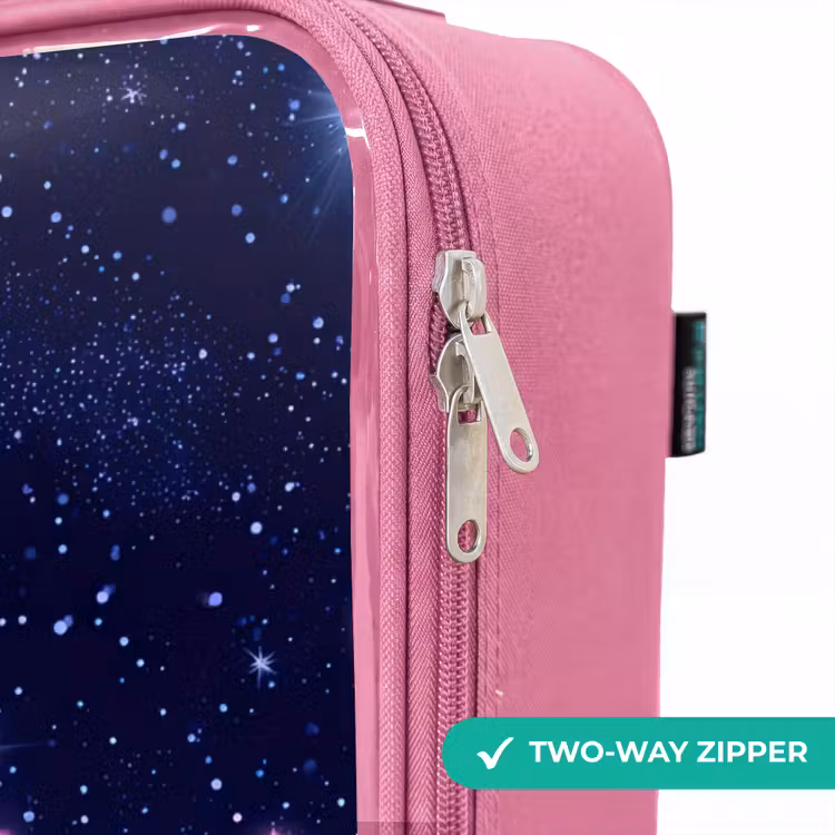 Children's suitcase - Pink - Stars - Galaxy - Blue - Pink — 4