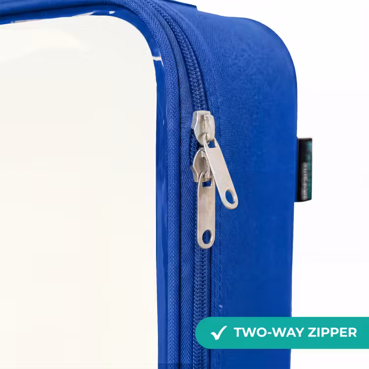Children's suitcase - Blue - Tower Crane - Signed - Orange — 6