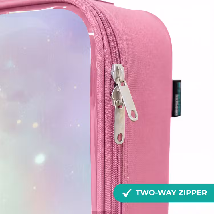 Children's suitcase - Pink - Flower fairy in pastel shine — 4