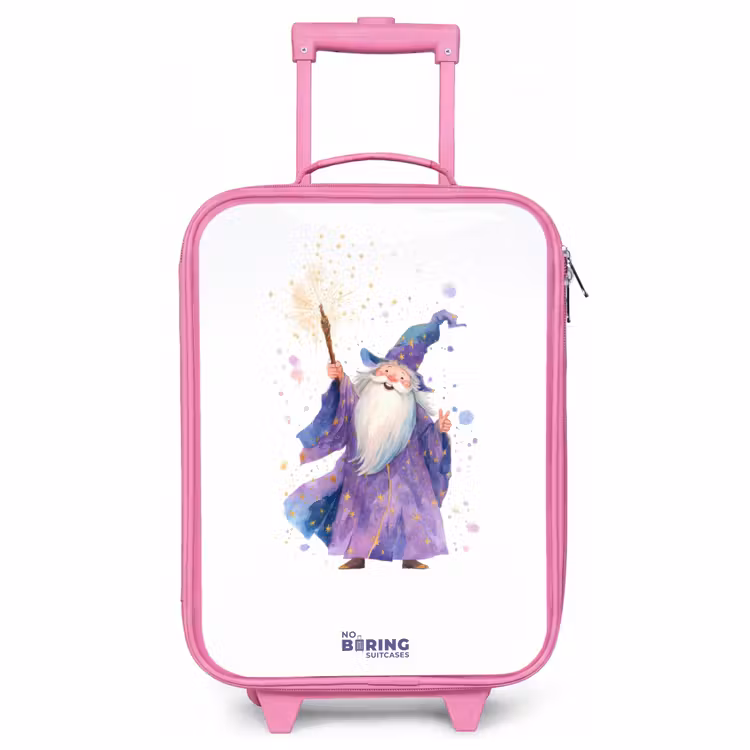 Children's suitcase - Pink - Old magician with staff — 1