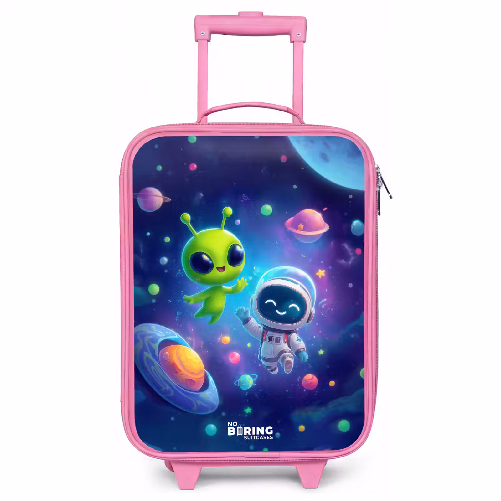 Children's suitcase - Pink - Merry Meeting in Space — 1