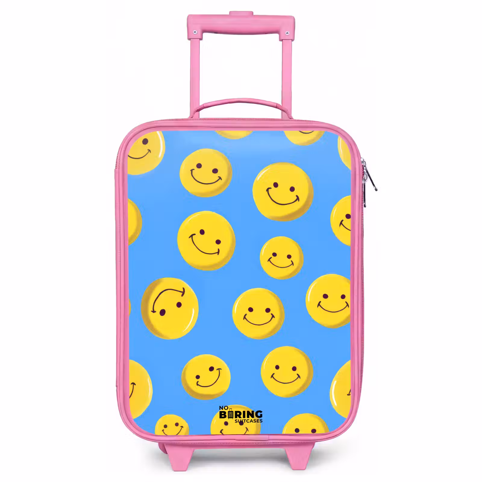 Children's suitcase - Pink - Merry smiley rain — 1