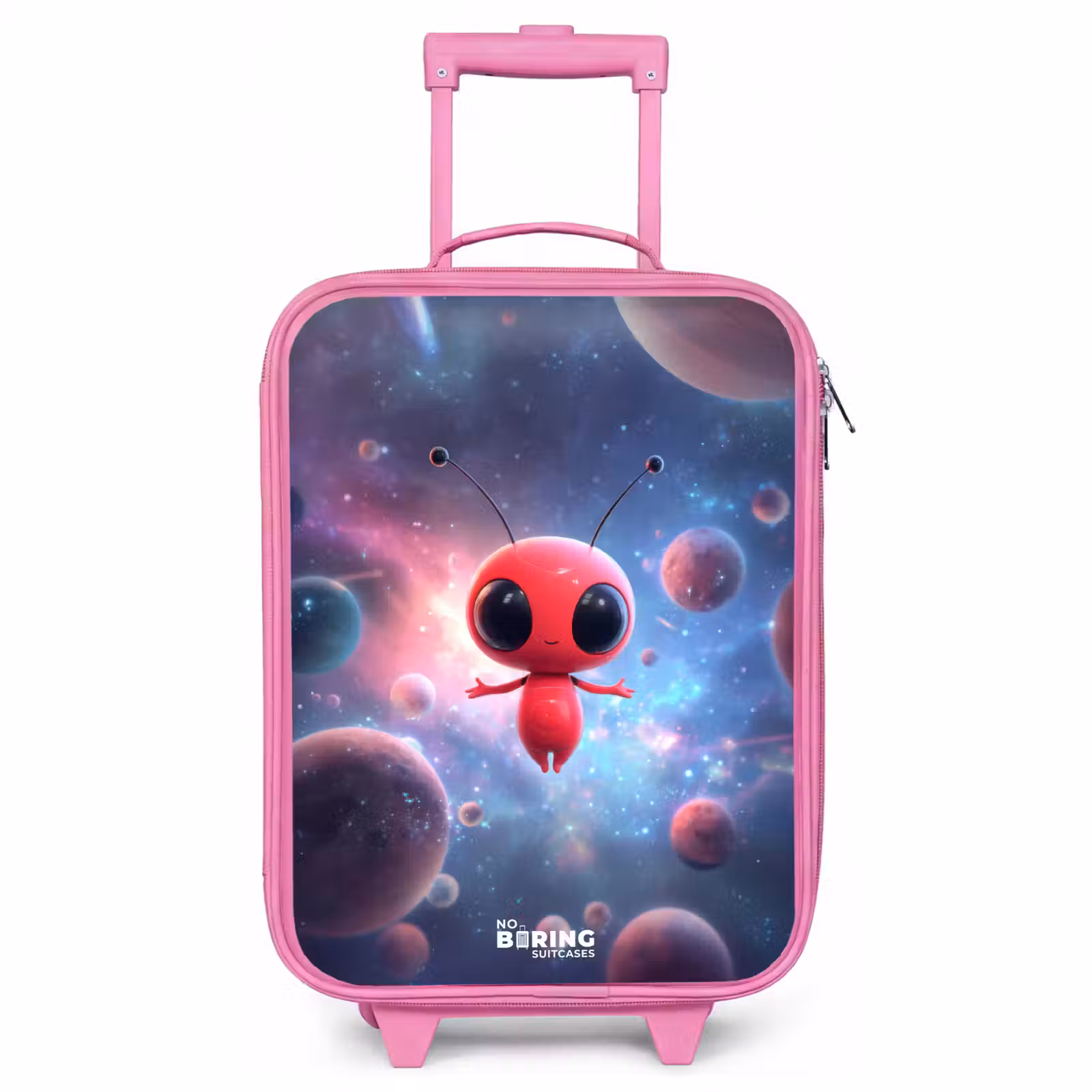 Children's suitcase - Pink - Red Space Being in Cosmic Dance — 1