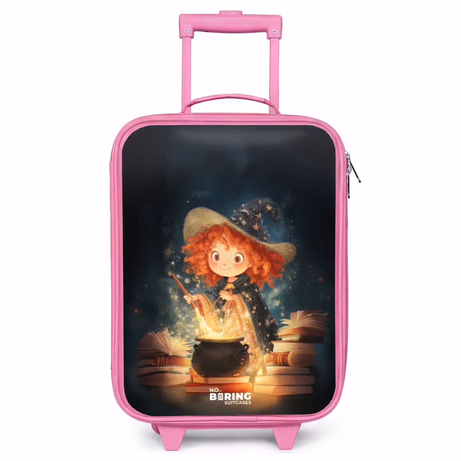 Children's suitcase - Pink - Witch with Sparkling Magic Potion — 1
