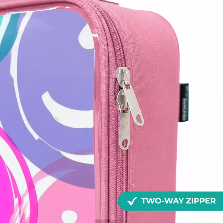 Children's suitcase - Pink - Colorful explosion of smiles — 4