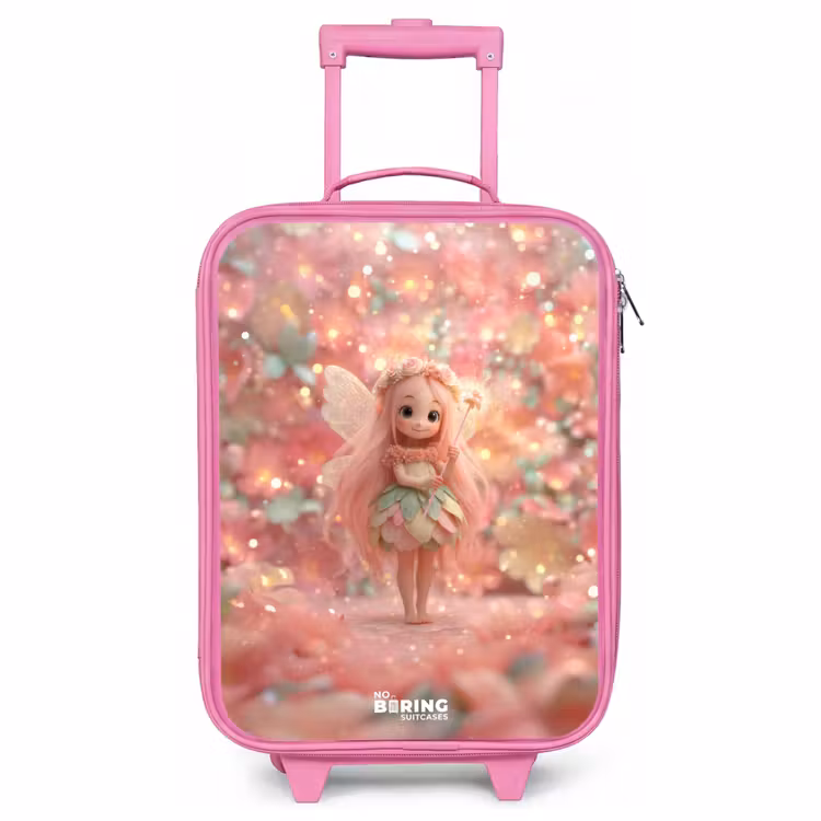 Children's suitcase - Pink - Flower fairy in pink fairy world — 1