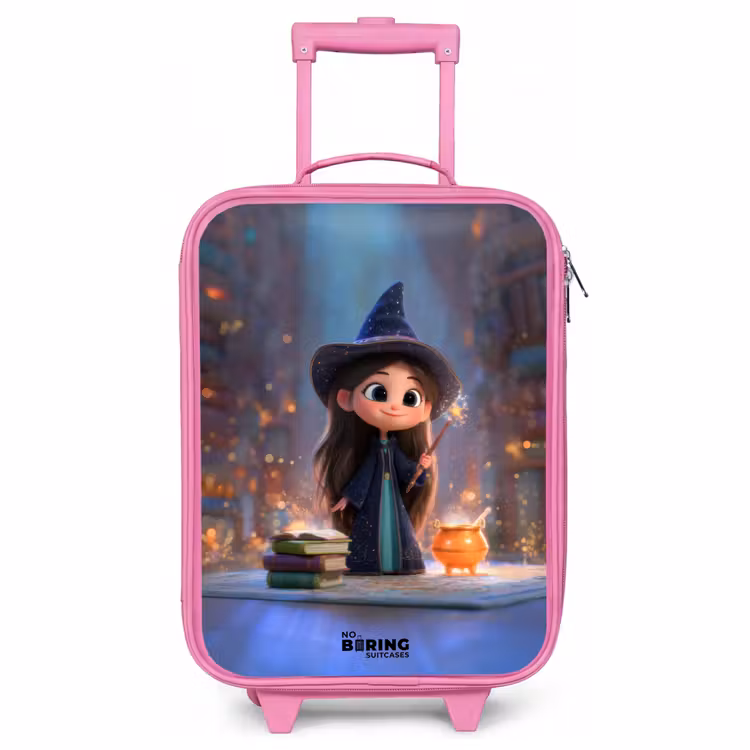 Children's suitcase - Pink - Little enchantress in library — 1