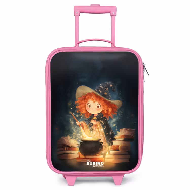 Children's suitcase - Pink - Witch with Sparkling Magic Potion — 1