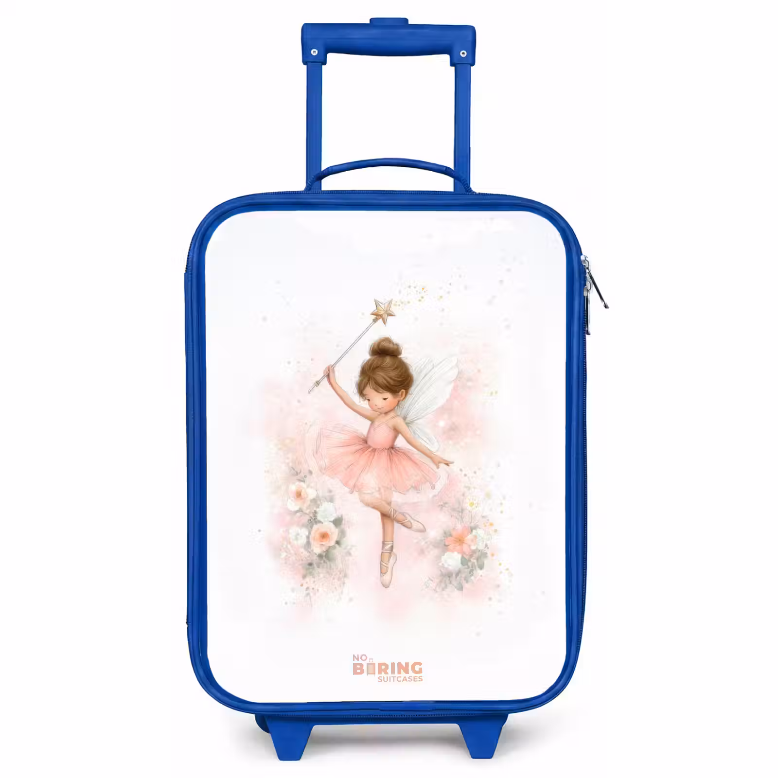 Children's suitcase - Blue - Ballerina fairy in pink — 1