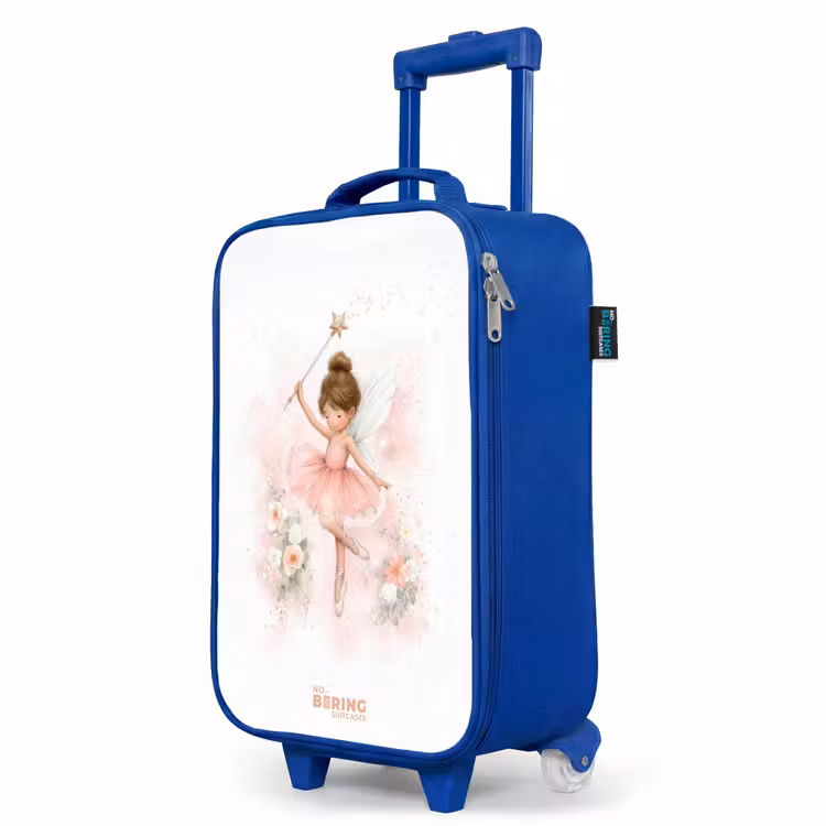 Children's suitcase - Blue - Ballerina fairy in pink — 5