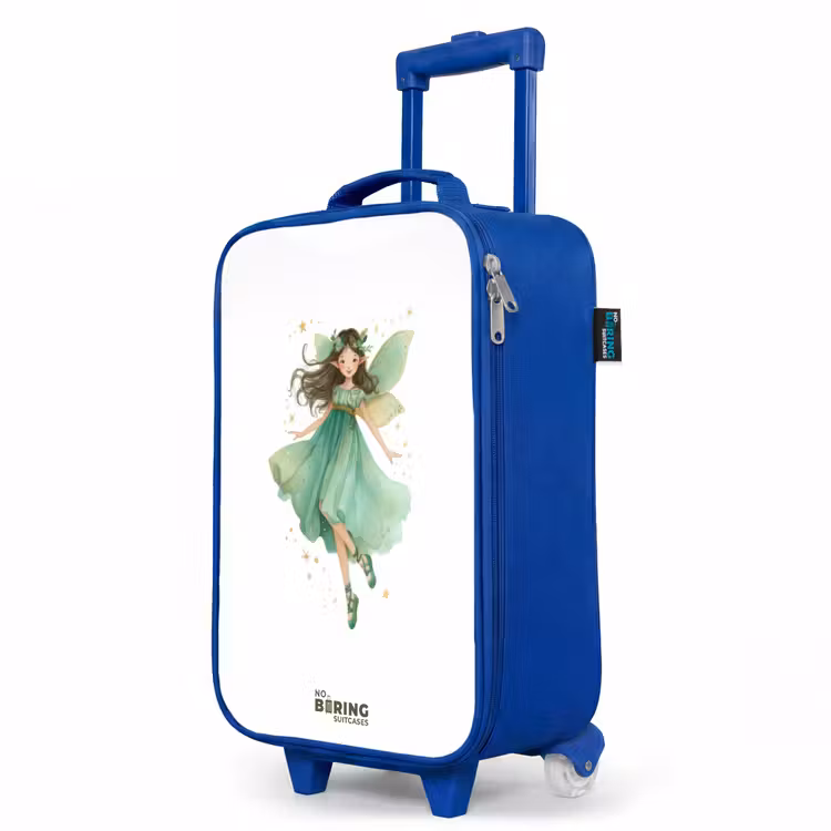 Children's suitcase - Blue - Floating green elf — 5