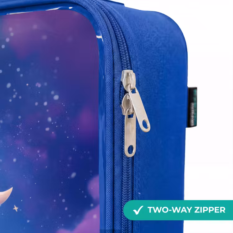 Children's suitcase - Blue - Merry purple eye in space — 6