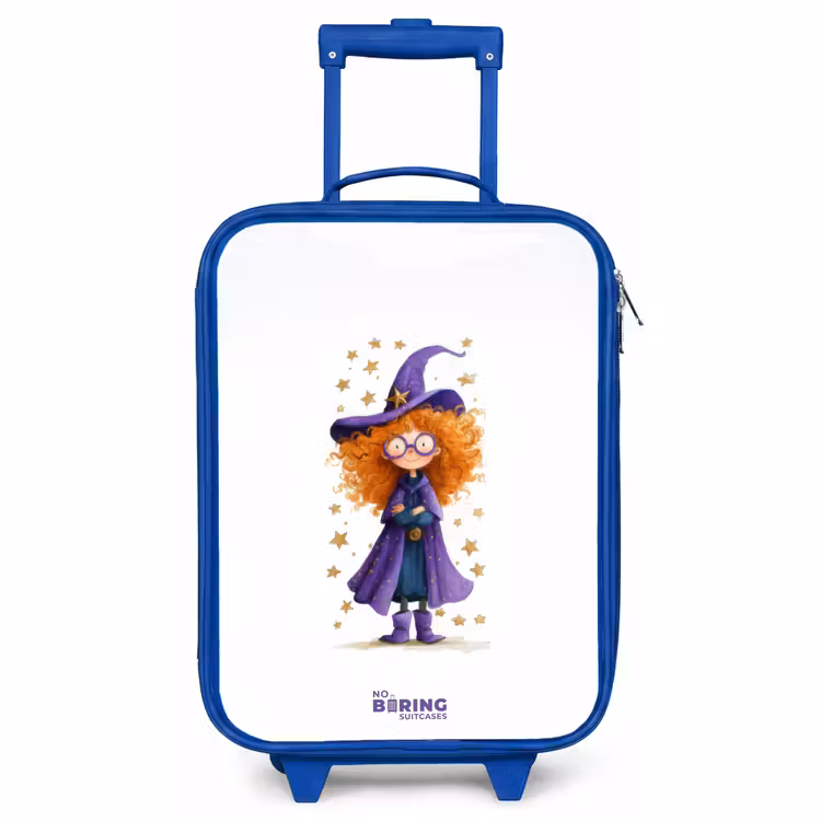 Children's suitcase - Blue - Star magic with curls — 1